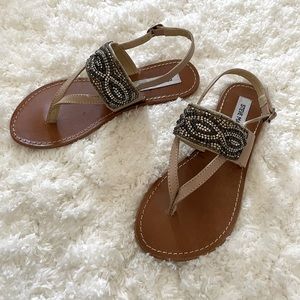 Steve Madden ‘Gifted’ embellished flat sandals